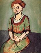Henri Matisse Olga portrait painting